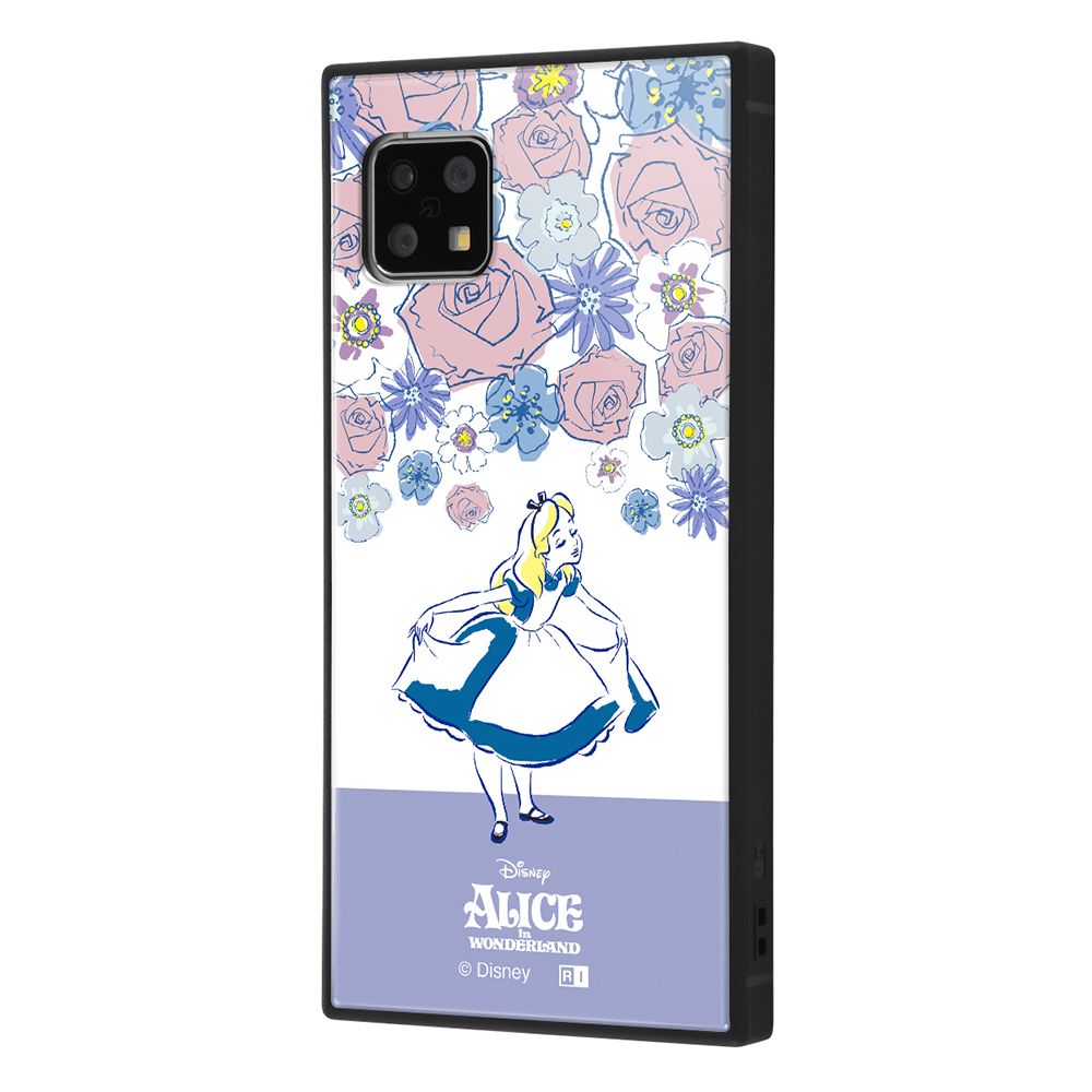 『ディズニーキャラクター』/耐衝撃ハイブリッドケース KAKU / アリス_フラワー【受注生産】