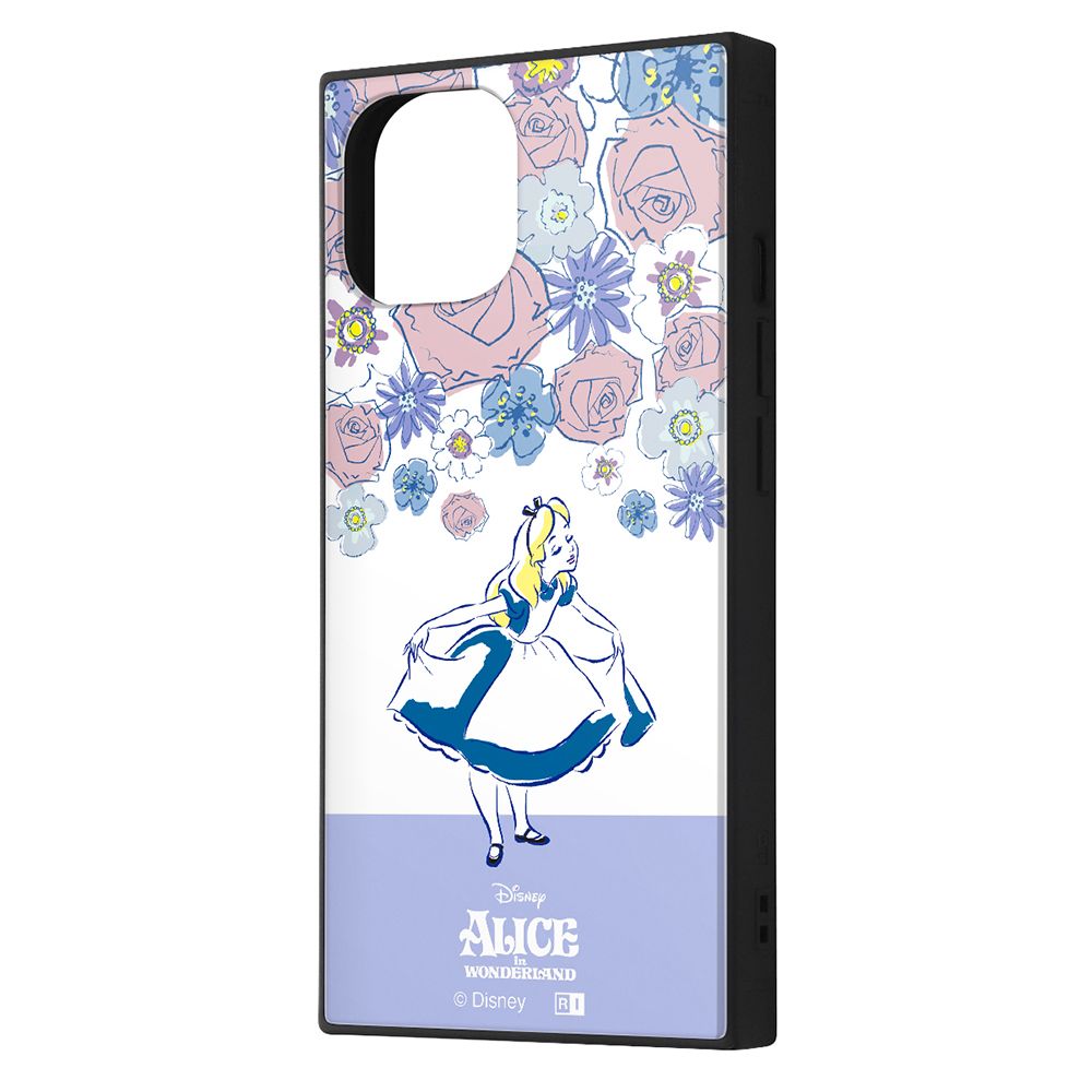 『ディズニーキャラクター』/耐衝撃ハイブリッドケース KAKU / アリス_フラワー【受注生産】