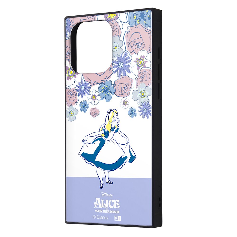 『ディズニーキャラクター』/耐衝撃ハイブリッドケース KAKU / アリス_フラワー【受注生産】