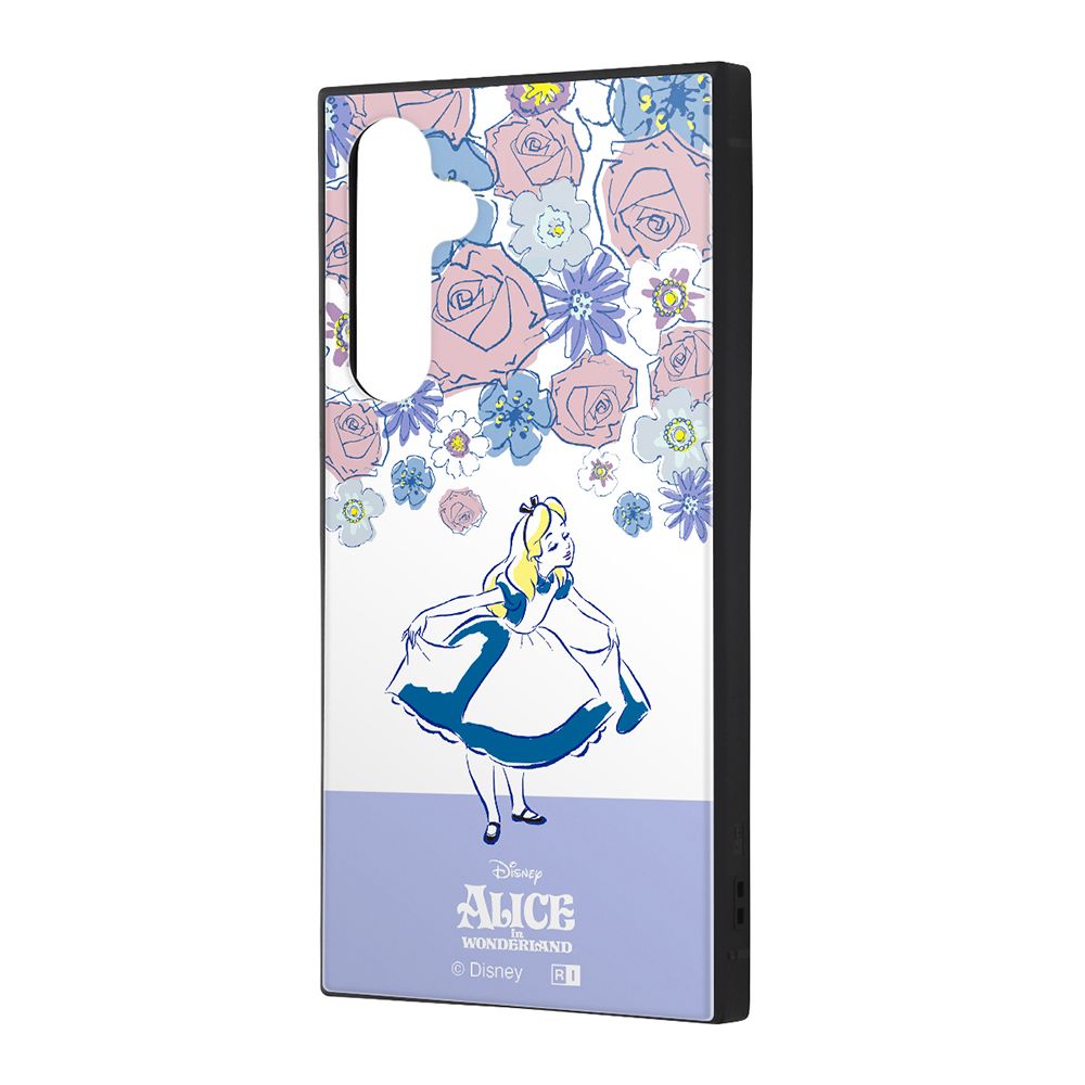 『ディズニーキャラクター』/耐衝撃ハイブリッドケース KAKU / アリス_フラワー【受注生産】