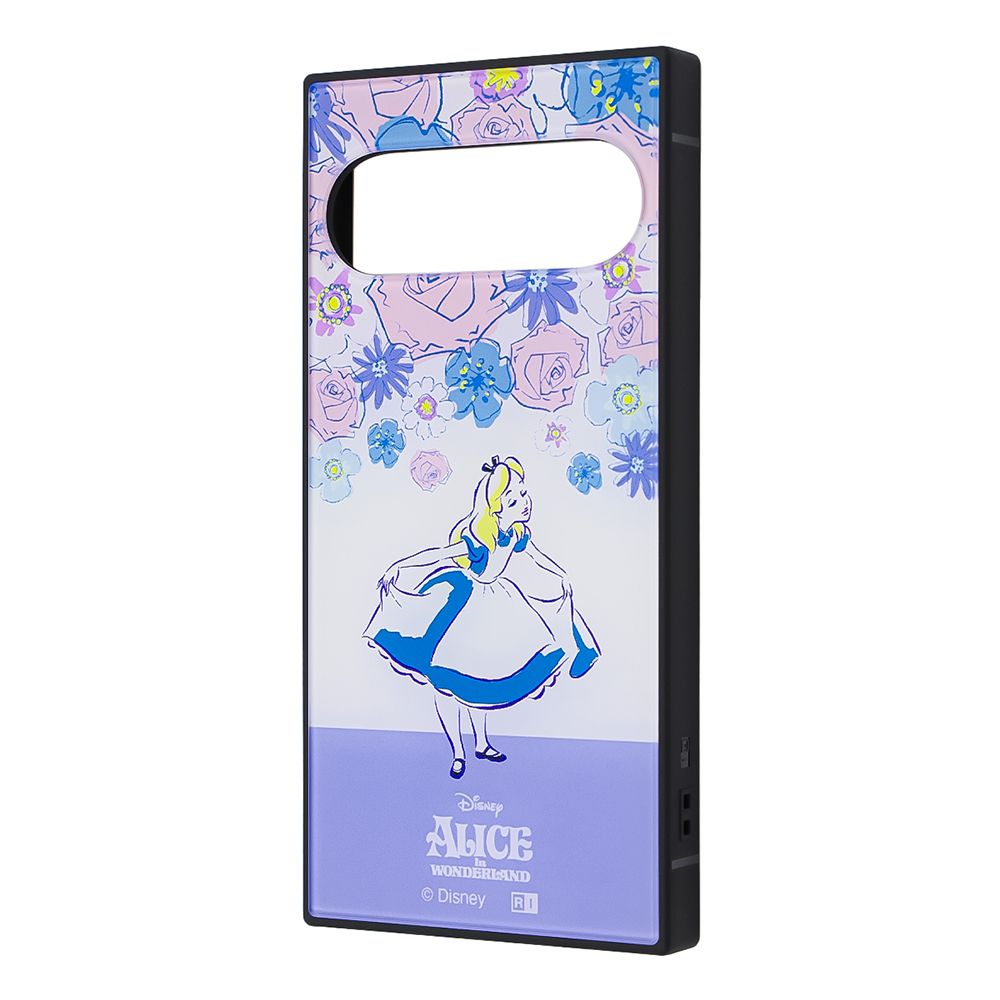 『ディズニーキャラクター』/耐衝撃ハイブリッドケース KAKU / アリス_フラワー【受注生産】