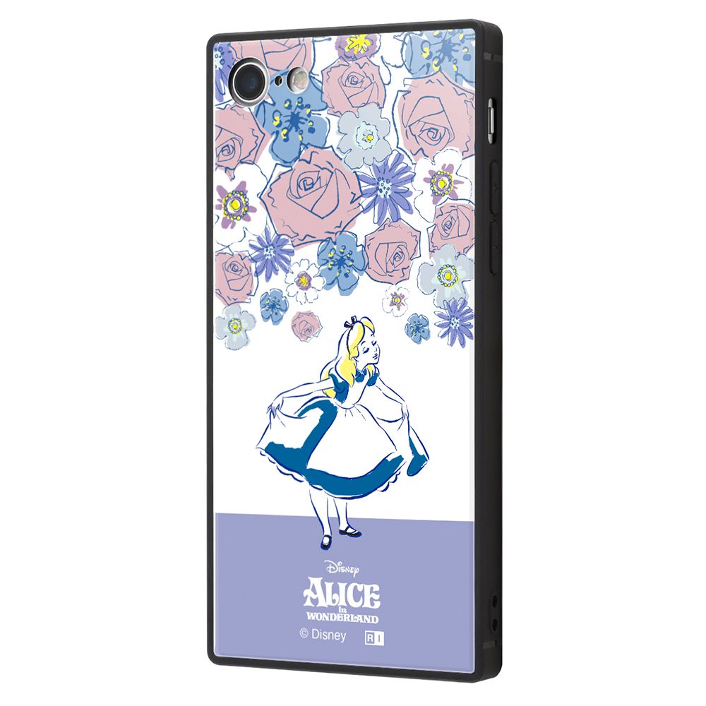 『ディズニーキャラクター』/耐衝撃ハイブリッドケース KAKU / アリス_フラワー【受注生産】