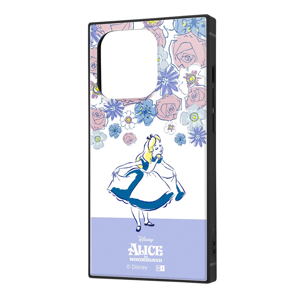 『ディズニーキャラクター』/耐衝撃ハイブリッドケース KAKU / アリス_フラワー【受注生産】
