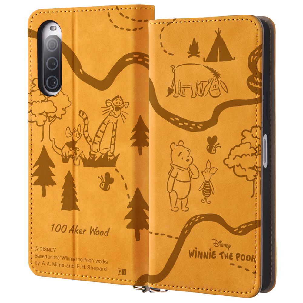 プー 手帳型ケース Raffine