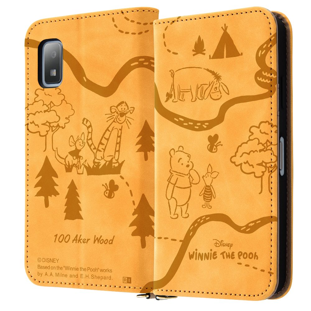 プー 手帳型ケース Raffine