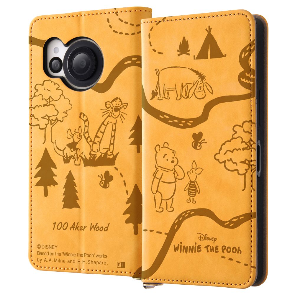 プー 手帳型ケース Raffine