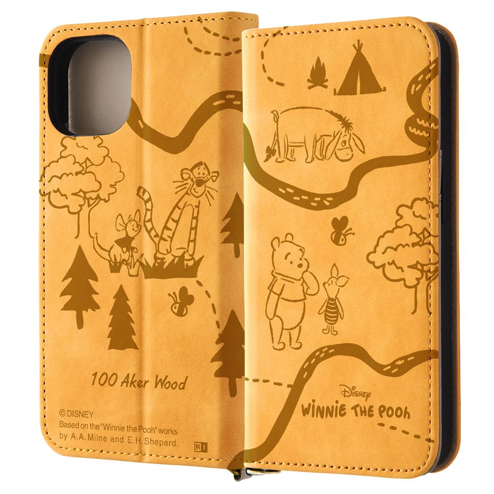 プー 手帳型ケース Raffine