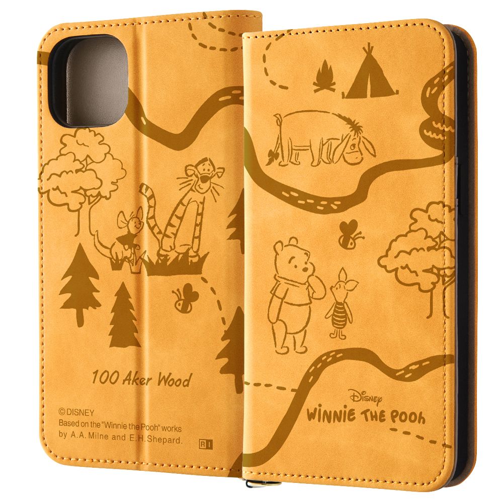 プー 手帳型ケース Raffine