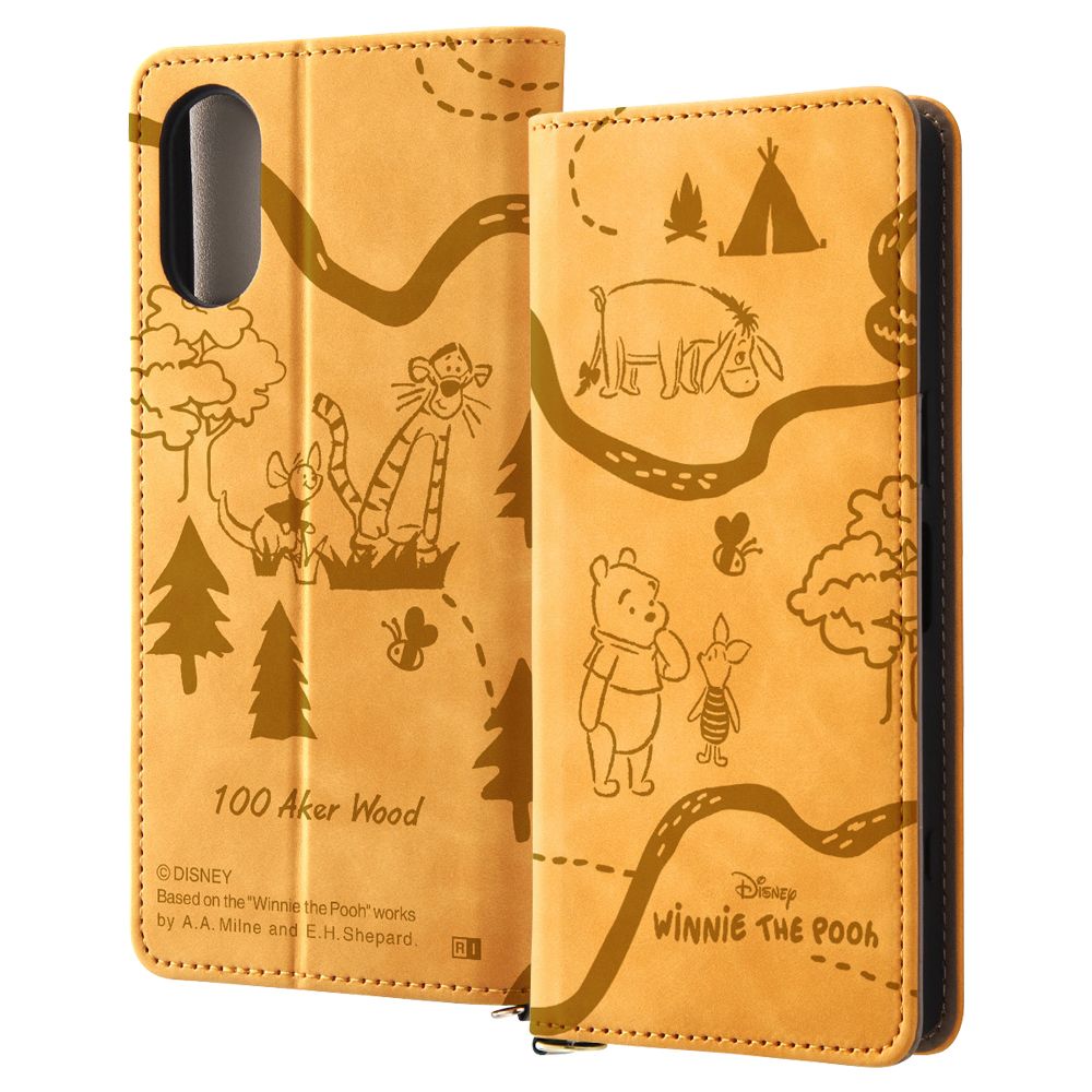 プー 手帳型ケース Raffine