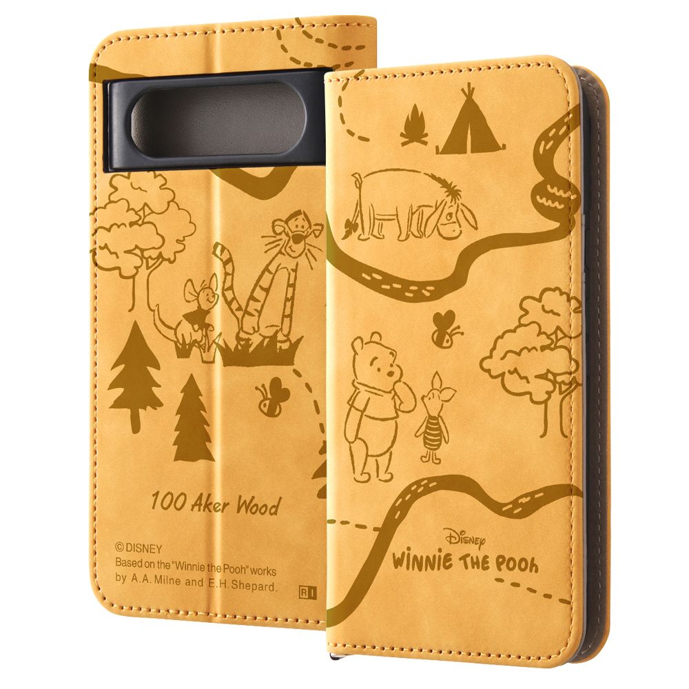 プー 手帳型ケース Raffine