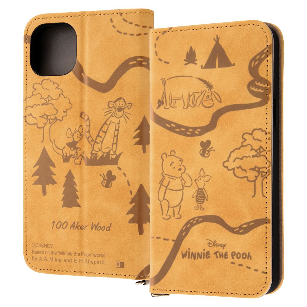 プー 手帳型ケース Raffine