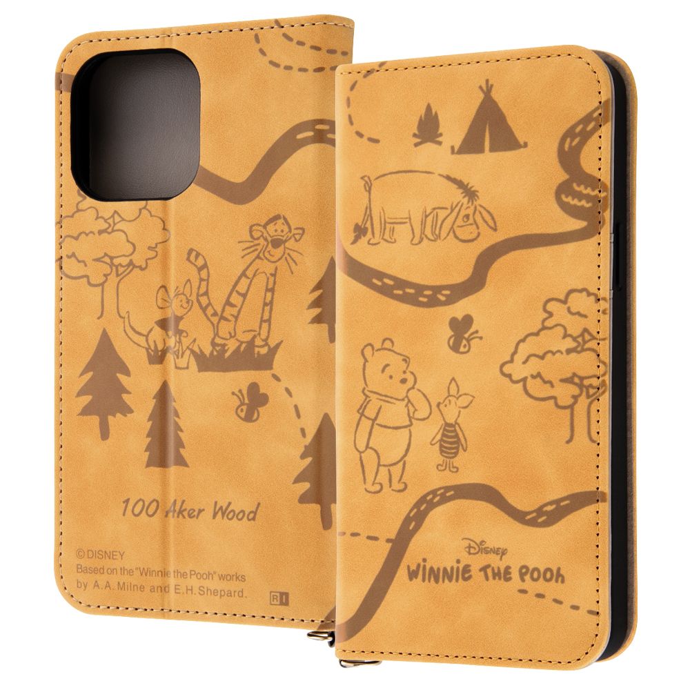 プー 手帳型ケース Raffine