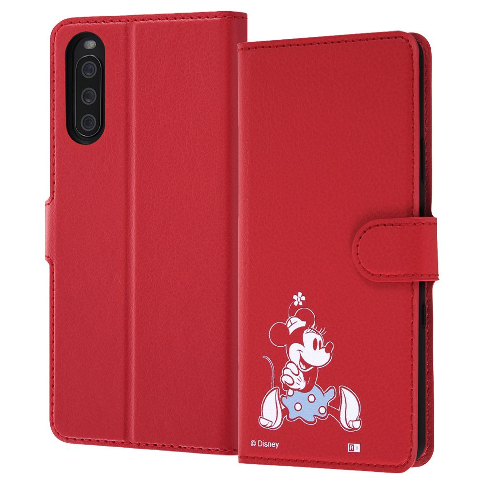 ミニーマウス_sitting 手帳型ケース2【受注生産】