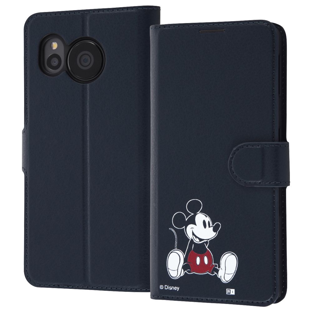 ミッキーマウス sitting 手帳型ケース