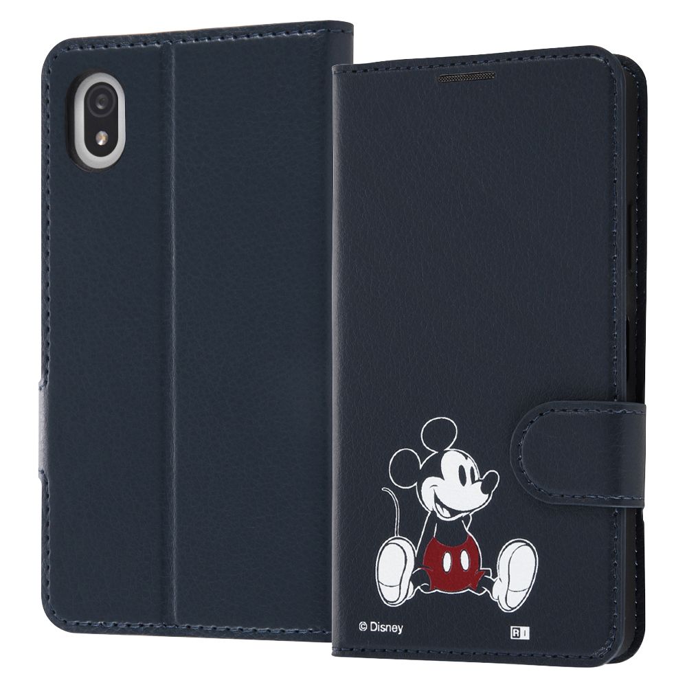 ミッキーマウス sitting 手帳型ケース