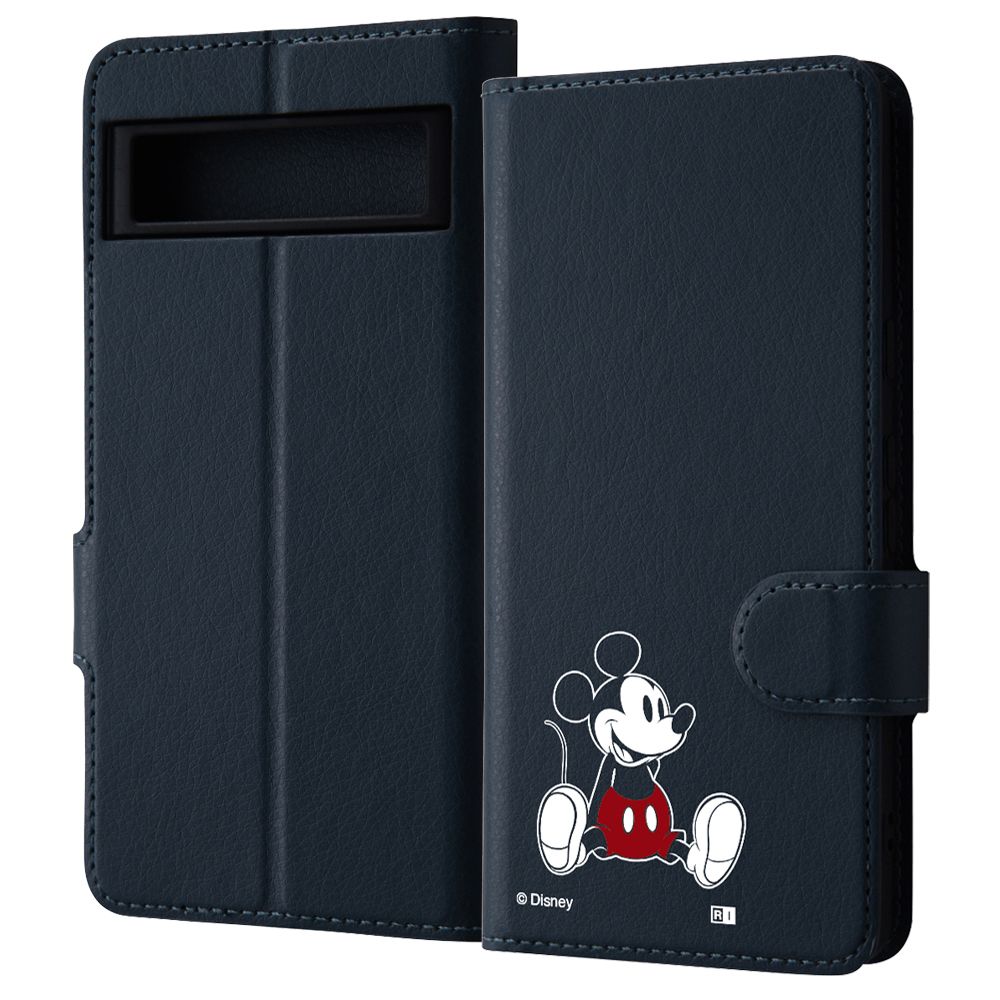 ミッキーマウス sitting 手帳型ケース