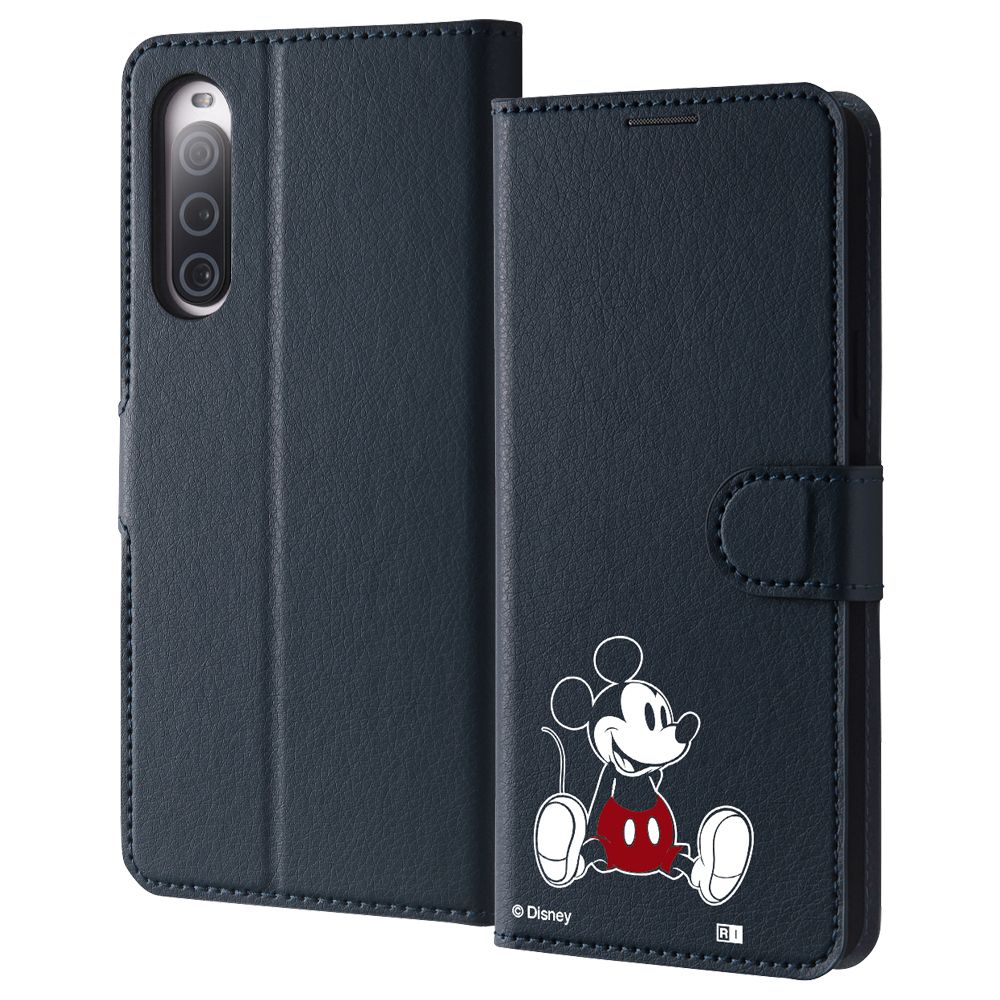 ミッキーマウス sitting 手帳型ケース