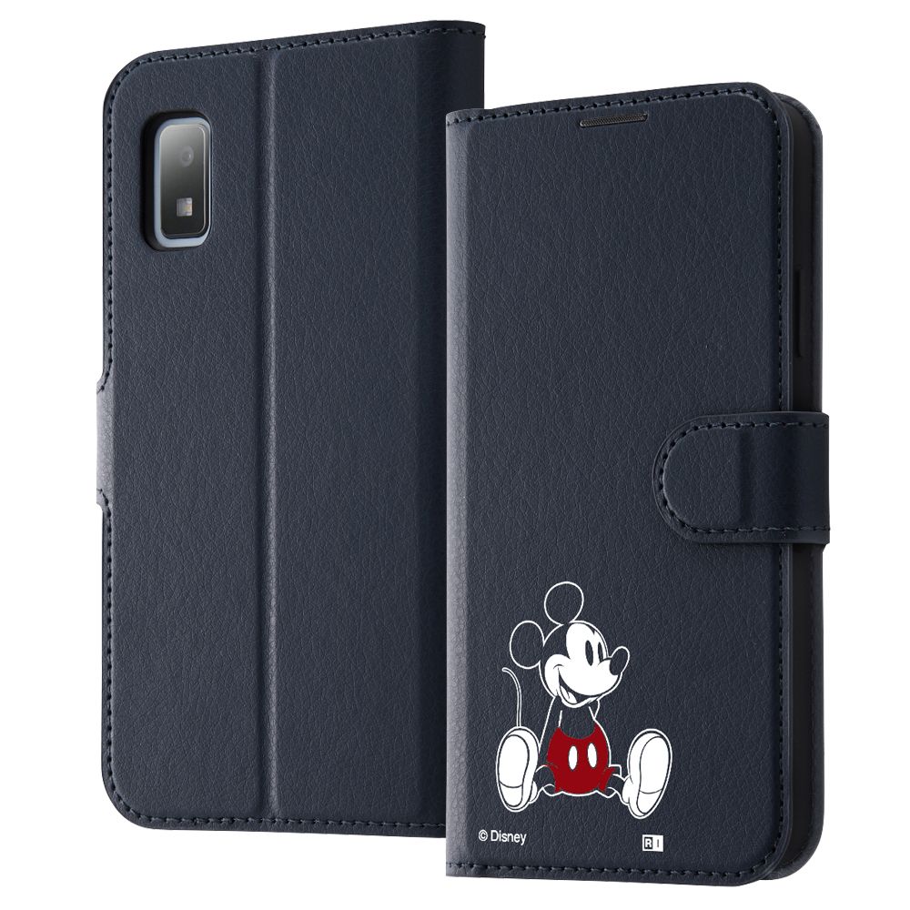 ミッキーマウス sitting 手帳型ケース