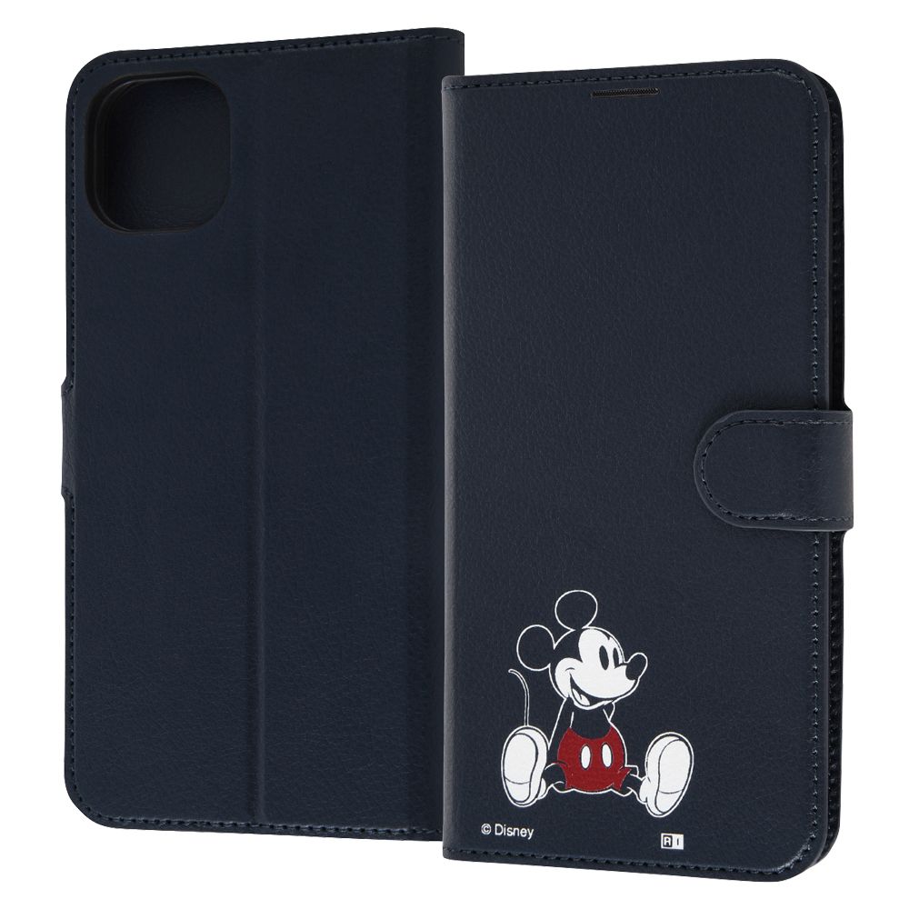 ミッキーマウス sitting 手帳型ケース