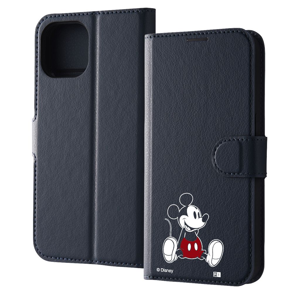 ミッキーマウス sitting 手帳型ケース