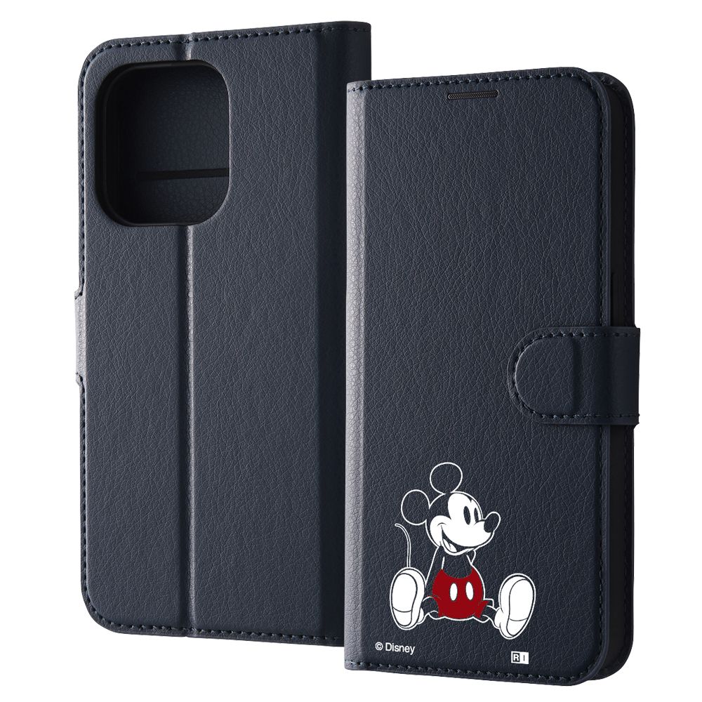 ミッキーマウス sitting 手帳型ケース