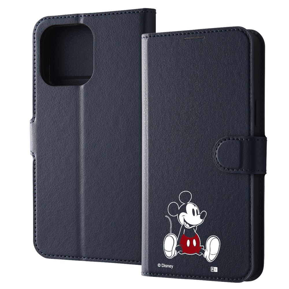 ミッキーマウス sitting 手帳型ケース