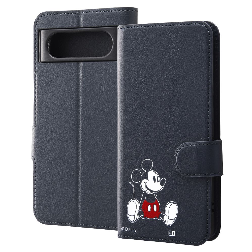 ミッキーマウス sitting 手帳型ケース