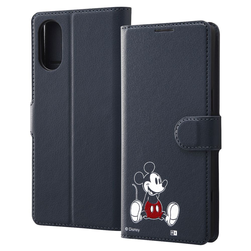 ミッキーマウス sitting 手帳型ケース