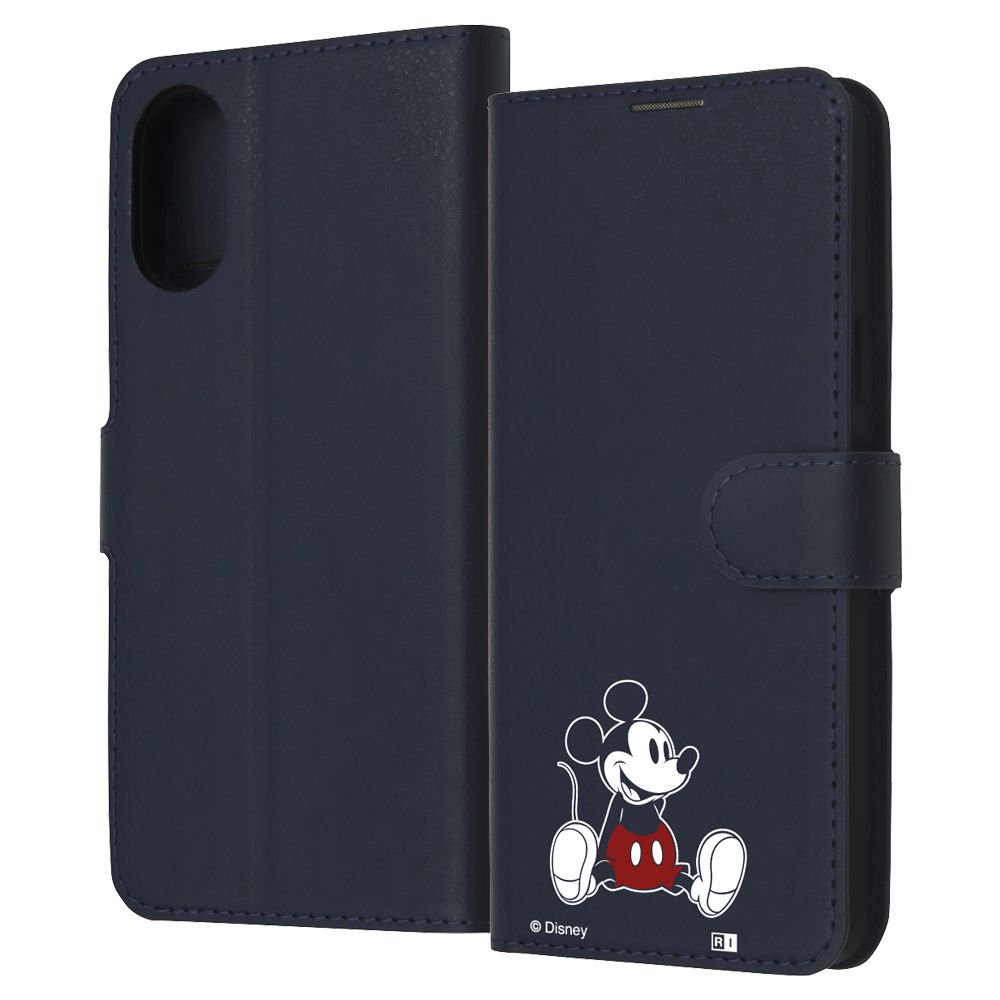 ミッキーマウス sitting 手帳型ケース