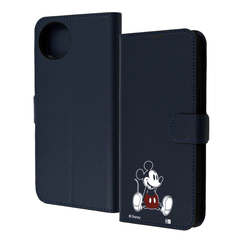 ミッキーマウス sitting 手帳型ケース