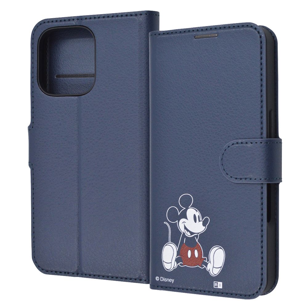 ミッキーマウス sitting 手帳型ケース