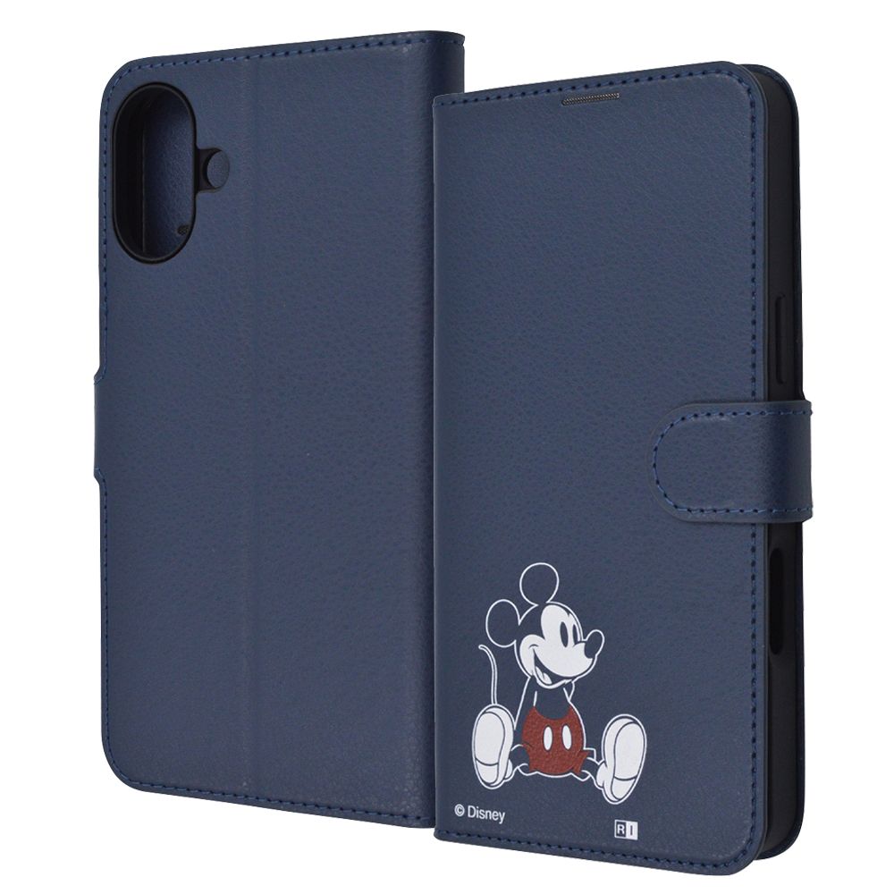 ミッキーマウス sitting 手帳型ケース