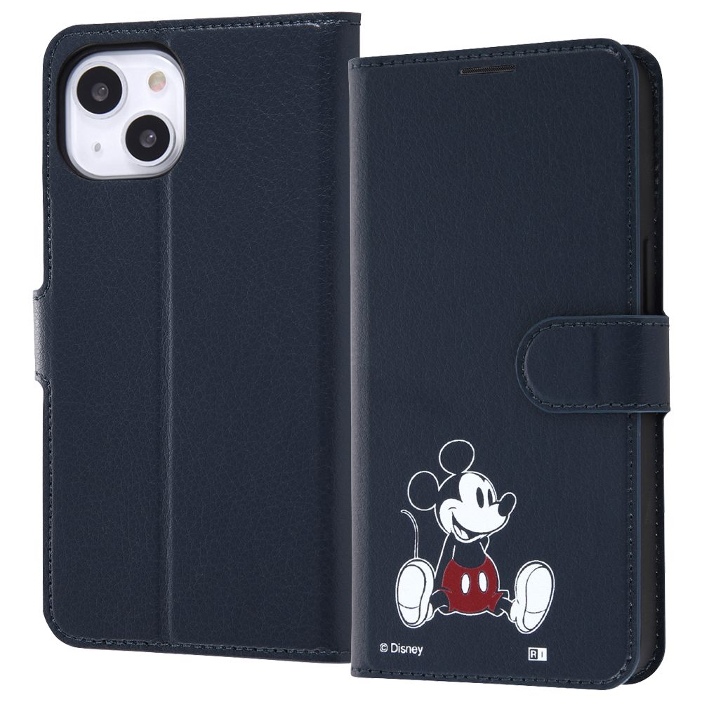 ミッキーマウス sitting 手帳型ケース