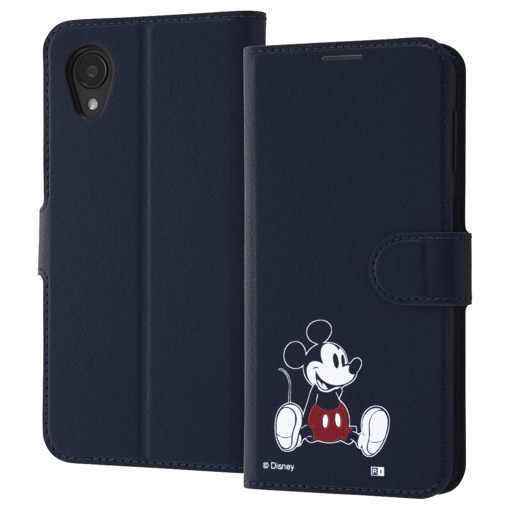 ミッキーマウス sitting 手帳型ケース