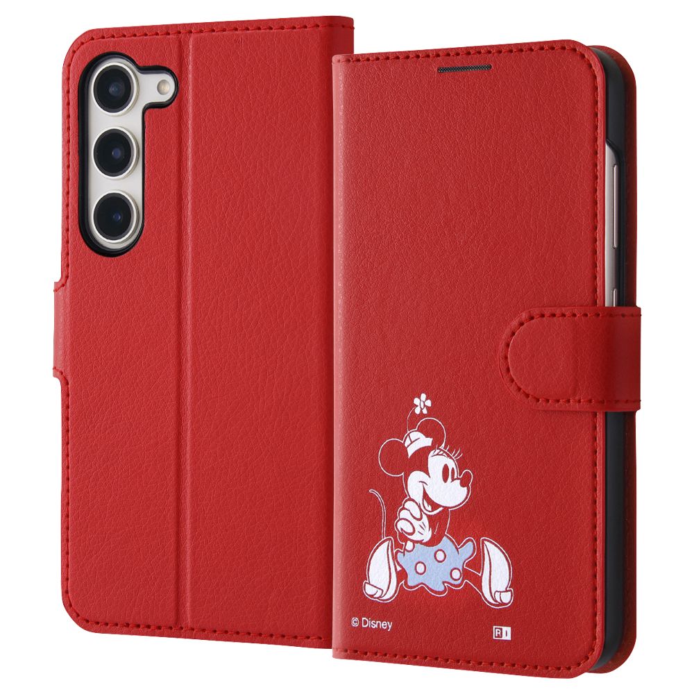 ミニーマウス sitting 手帳型ケース