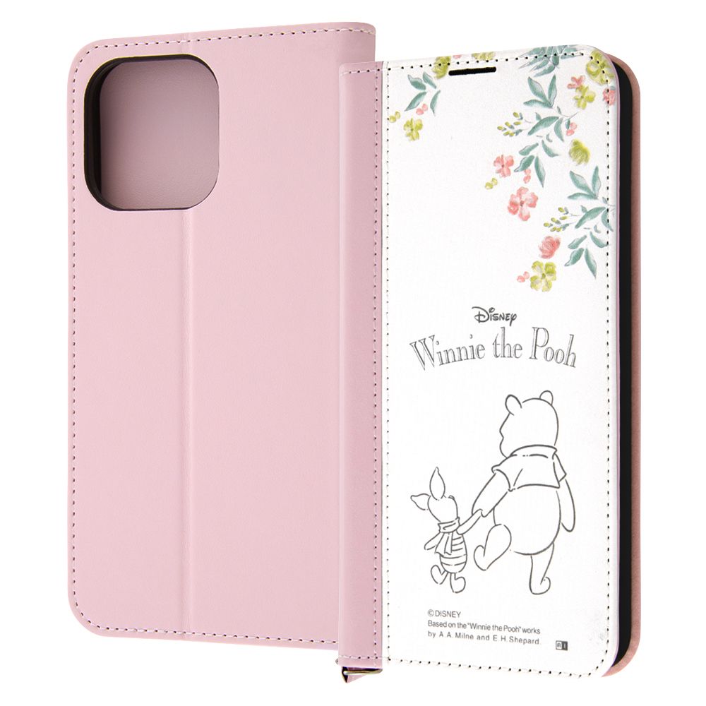 プーとピグレット 手帳型ケース Noble