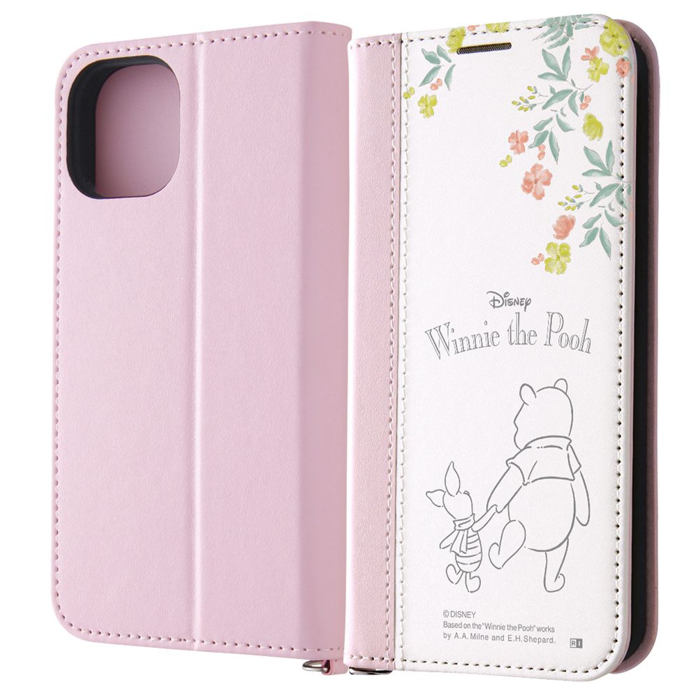 プーとピグレット 手帳型ケース Noble