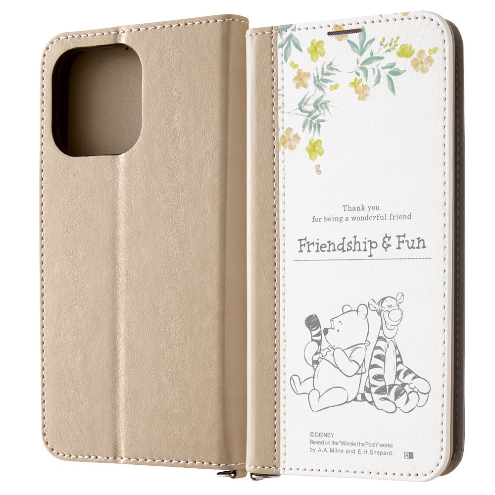 プーとティガー 手帳型ケース Noble