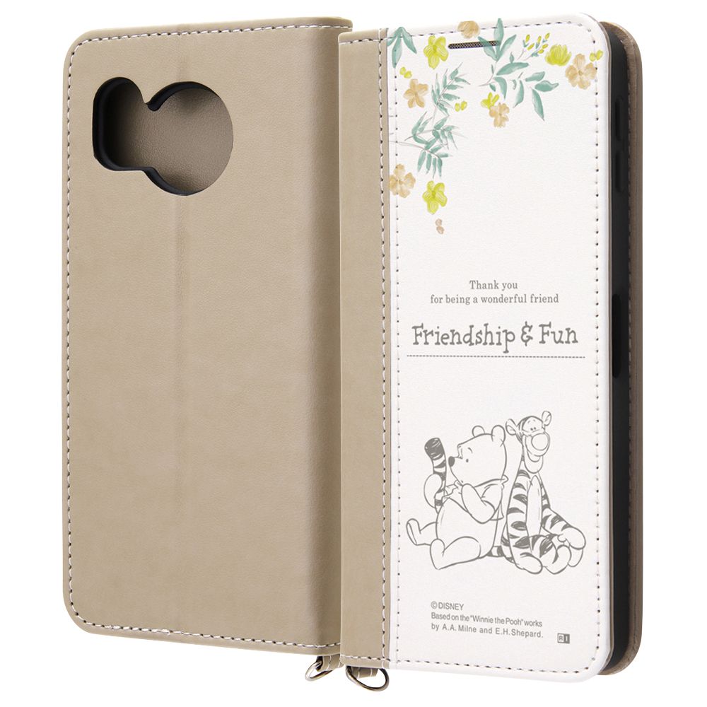 プーとティガー 手帳型ケース Noble