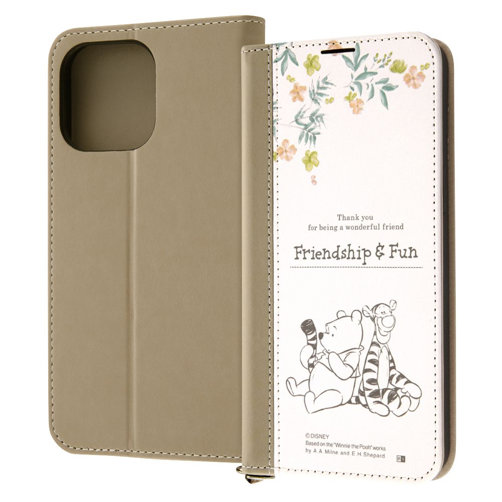 プーとティガー 手帳型ケース Noble