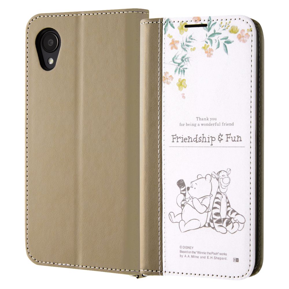 プーとティガー 手帳型ケース Noble