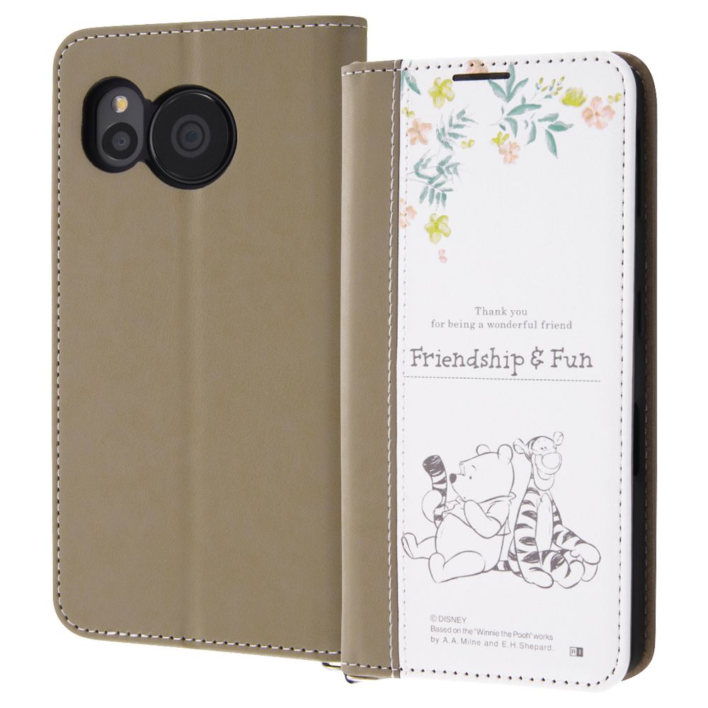 プーとティガー 手帳型ケース Noble