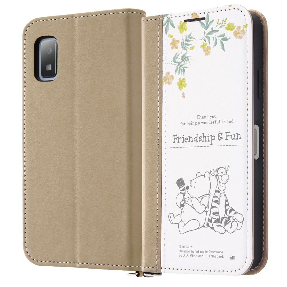 プーとティガー 手帳型ケース Noble