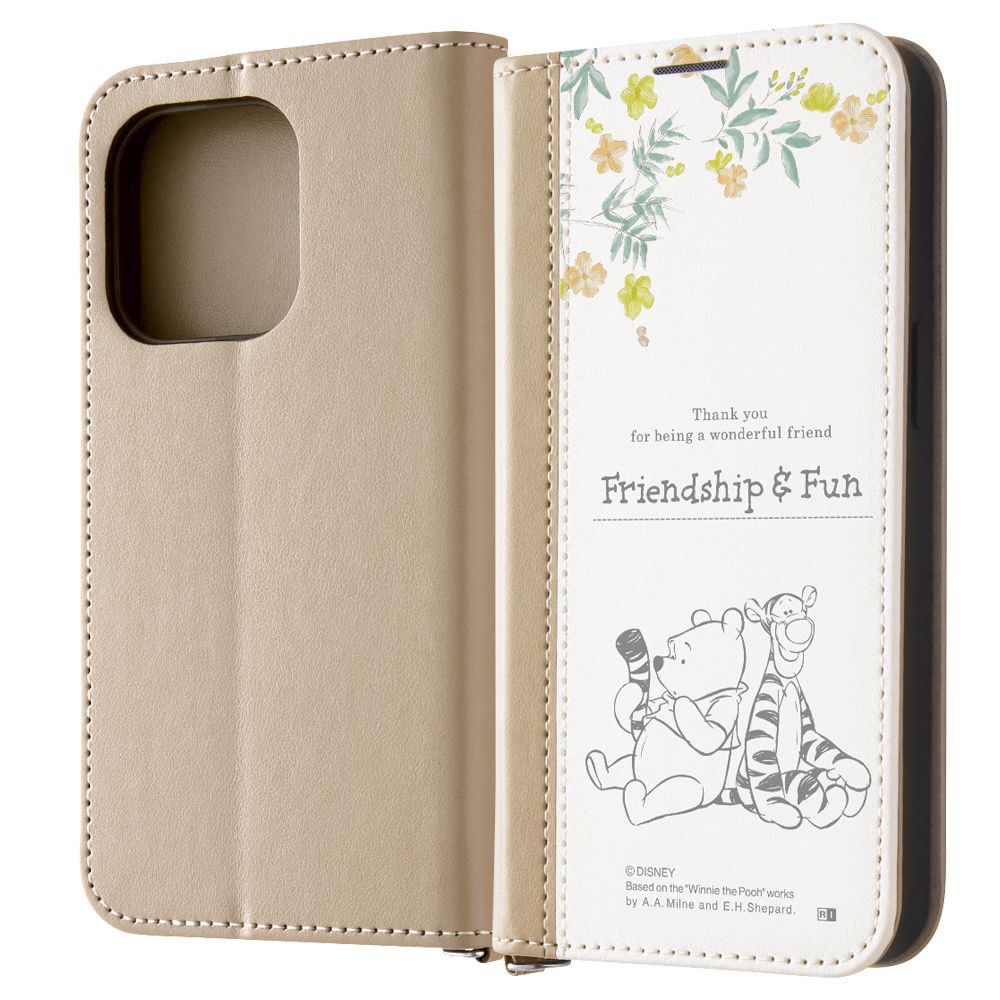 プーとティガー 手帳型ケース Noble