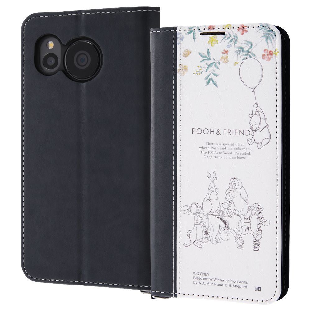 プーと仲間たち 手帳型ケース Noble