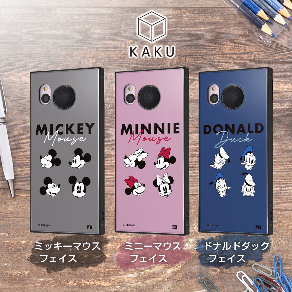 ディズニー ミニーマウス_フェイス ケース KAKU 【受注生産】