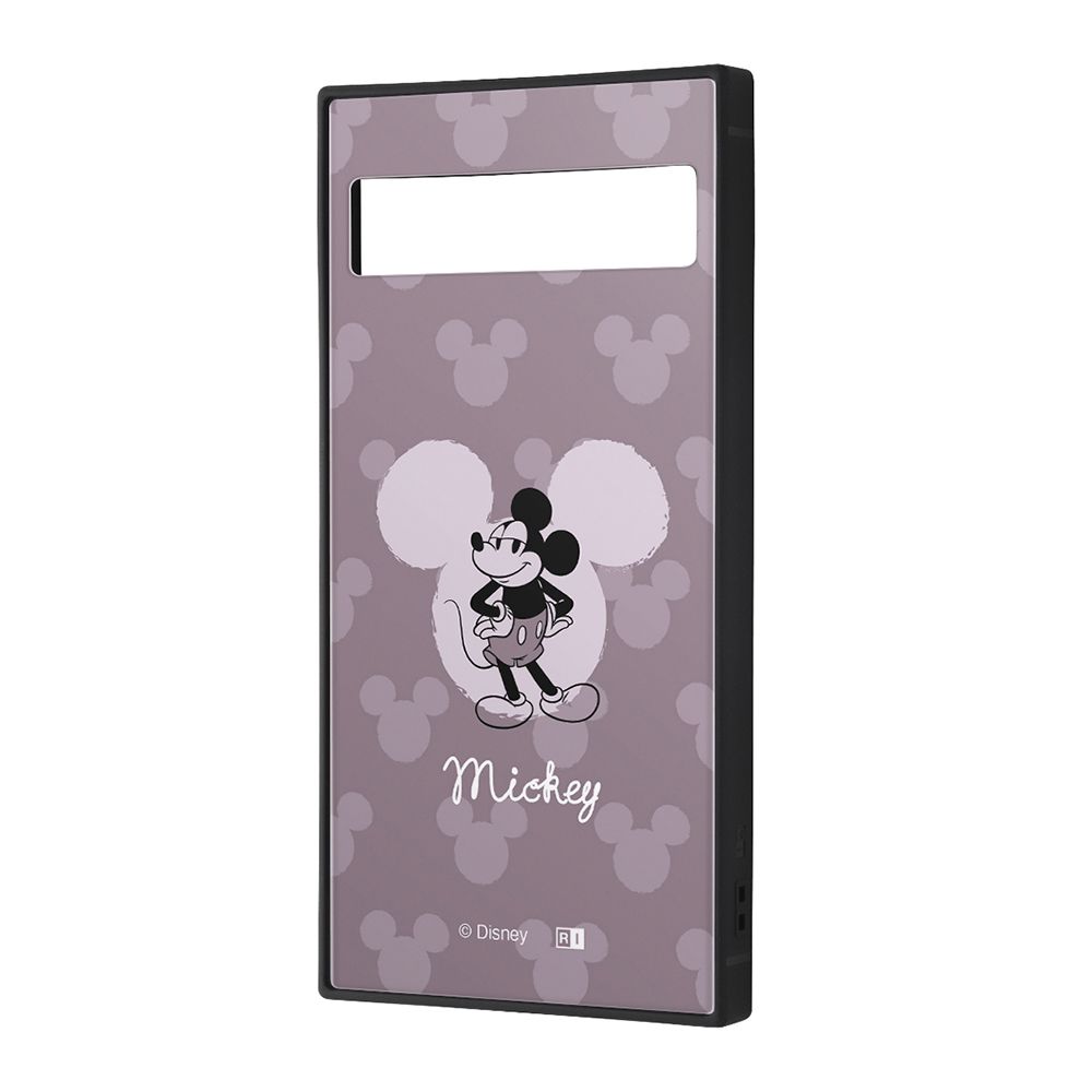 ミッキーマウス_グレー 耐衝撃ケース KAKU 【受注生産】