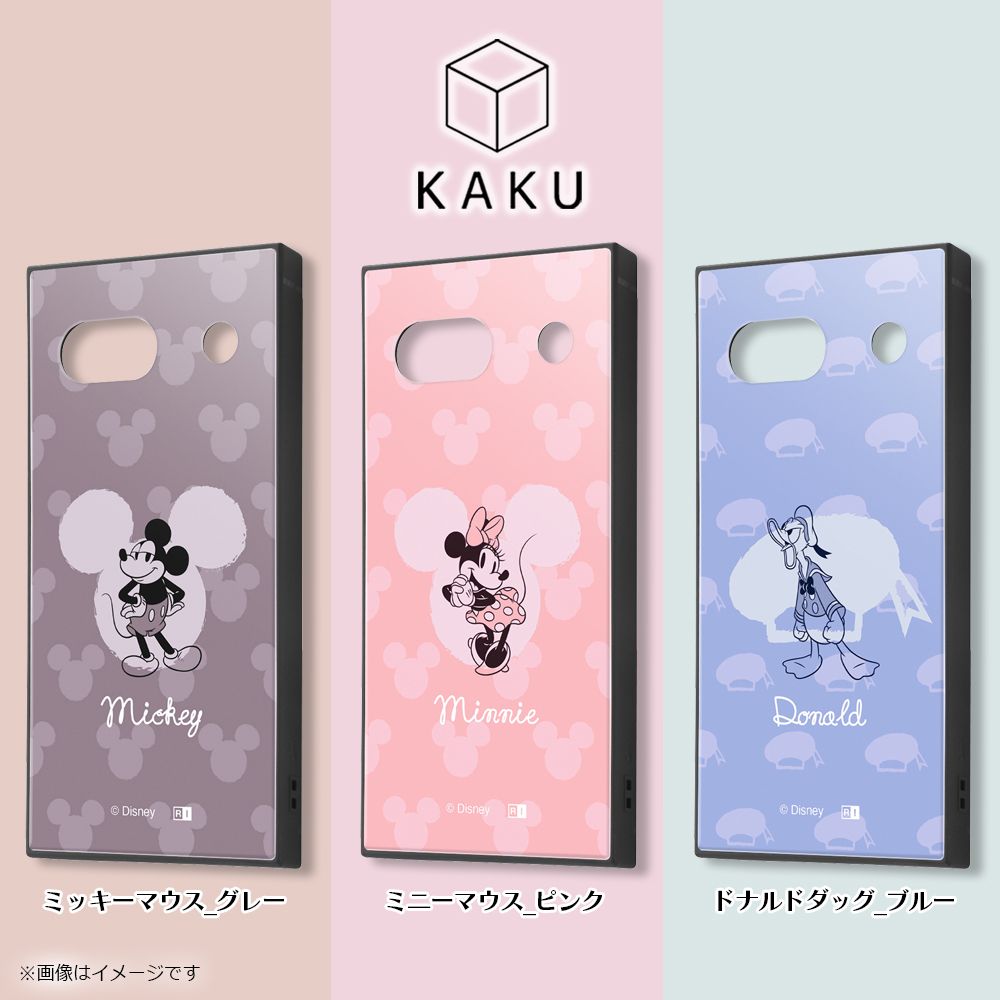 ミニーマウス_ピンク 耐衝撃ケース KAKU【受注生産】