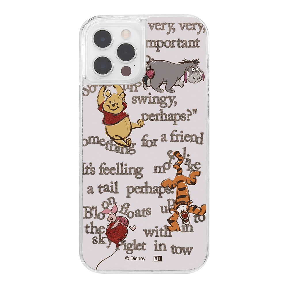 プーと仲間たち_英文 ラメ グリッターケース 【受注生産】