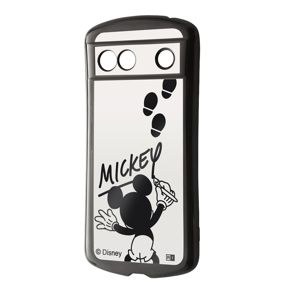 ミッキーマウスサイン_メタリック 耐衝撃 TPUソフトケース METAMORU